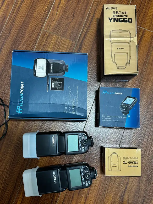 fujifilm flashes GODOX FLASH POINT and triggers