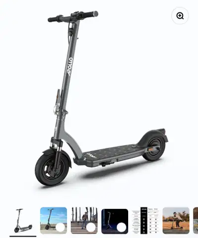 apollo air used 217Km on it 21mph/35kmh up to 54 kmh of range any question context accepting cash an...