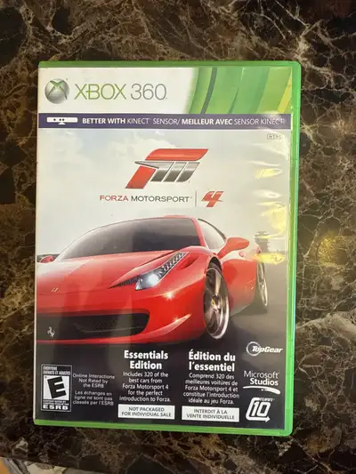 Plongez dans l'action avec Forza Motorsport 4 pour Xbox 360, une édition essentielle qui inclut 320...