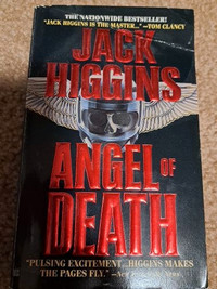 BOOKS - JACK HIGGINS - SOFTCOVER - $10 FOR THE LOT!!!