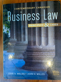 Contemporary Canadian Business Law: Principles & Cases, 2015