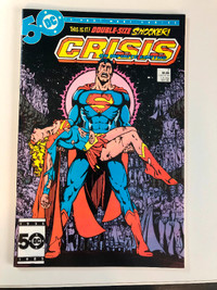 Death of Supergirl in Crisis on Infinite Earths #7 comic approx.