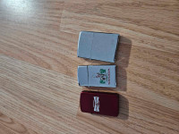 3 zippo lighters 