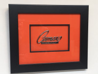 Chevrolet Camaro Emblem - Framed