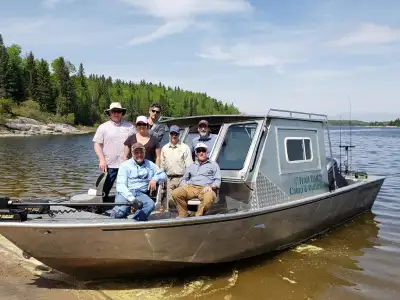 Trail End Camp has the only custom charter boat fleet in Manitoba. Our custom boats can comfortably...