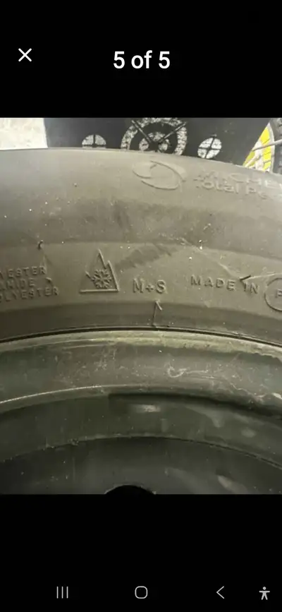 Like new Michelin winter studded tires on rims 235/65R18 moving must sell paid 2000 last year. My lo...