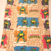 Vintage TMNT Teenage Mutant Ninja Turtle Twin Fitted Sheet