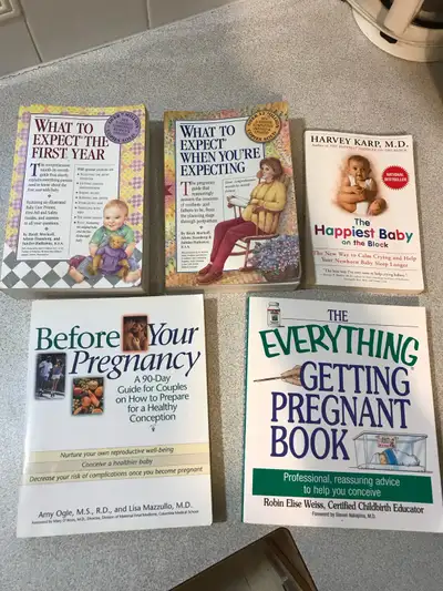 Thanks for looking. Perhaps congratulations are in order. Pregnancy and baby books. Everything good...