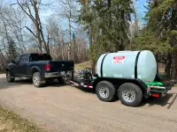 2024 - 500 imp. gallon Water Trailers for Sale or Rent