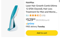 Hairmax Laser Comb 12 