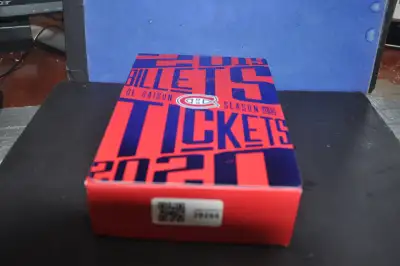 Montreal canadiens hockey club empty box season ticket 2019-2020 110 anniversary Include 2019-2020 e...