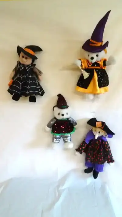 Vtg Halloween Plush Stuffies Various Styles, View more