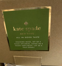 Kate Spade Mugs- BRAND NEW IN BOX