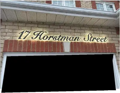 LED Script Number Home Address Cursive Custom Letter Light Sign, View more