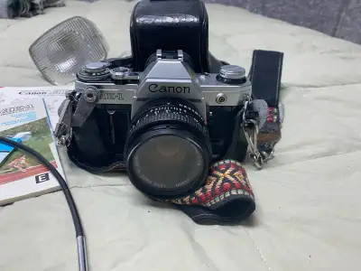 Cannon A E 1 camera, View more