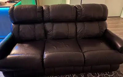 La-Z-Boy Leather Reclining Sofa, View more