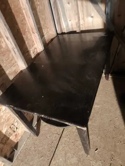 Black Wooden dining table, I have lots of tables here!, View more