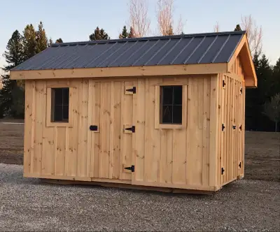 Locally Built Pine Sheds! Welcome to Bloomington Sheds. - We make all our product locally - We Mill...