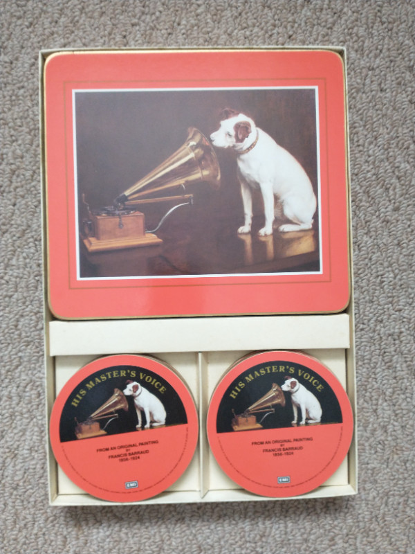 Rare (RCA) His Masters Voice  Coasters. in Arts & Collectibles in St. Catharines