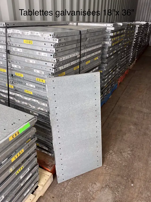 tablette en acier galvanisé ( 18"x 48") in Tool Storage & Benches in Drummondville - Image 3