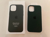 Apple iPhone 12 mini Silicone Case with MagSafe, Black- Brand Ne