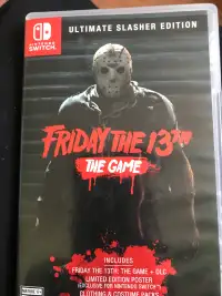 Nintendo Switch Friday the 13th Video Game Ultimate Edition CIB