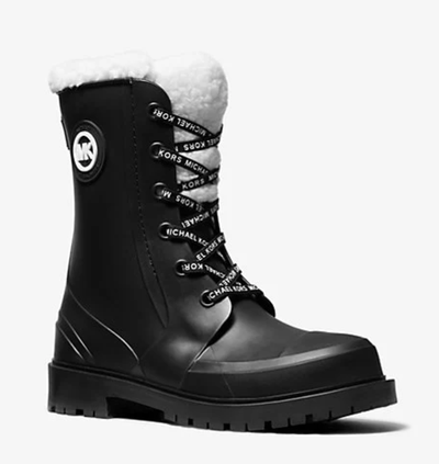 WOMEN'S MICHAEL KORS MONTAIGNE BLACK RAIN/SNOW BOOTS, View more