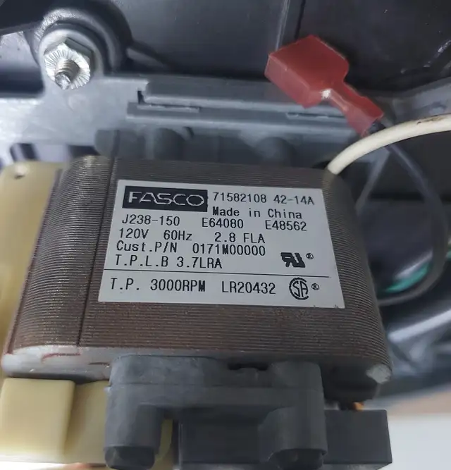 FASCO Draft Inducer Motor – Model 71582108 - M 122 in Heating, Cooling & Air in City of Toronto - Image 3