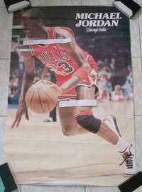 MICHAEL JORDAN CHICAGO BULLS EARLY YEARS IN THE NBA POSTER!!