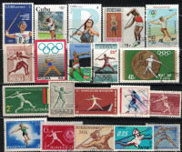 Javelin, Sport Stamps, 20 Different