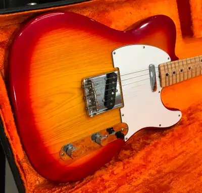 1981 Fender Telecaster. Cherry Burst Finish. Maple Fretboard. Excellent ++ Condition. Original Hards...
