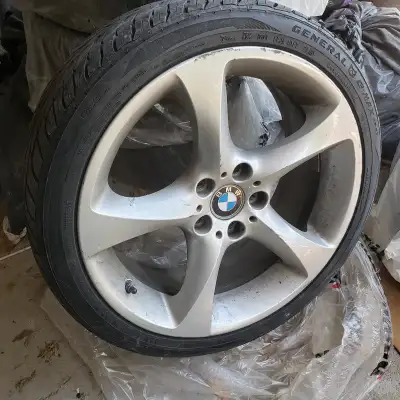 RIMS: BMW 19" Style 230 E90 Light Alloy RIMS OEM GOOD CONDITION. 3-Series feature a 5x120mm bolt pat...