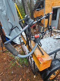 Bike rake for a hatch back car