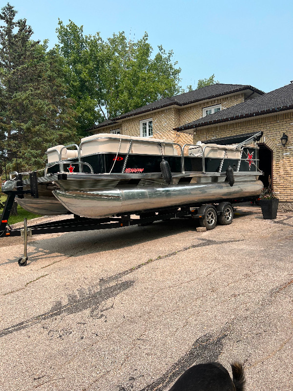 Pontoon boat for sale Powerboats & Motorboats Winnipeg Kijiji