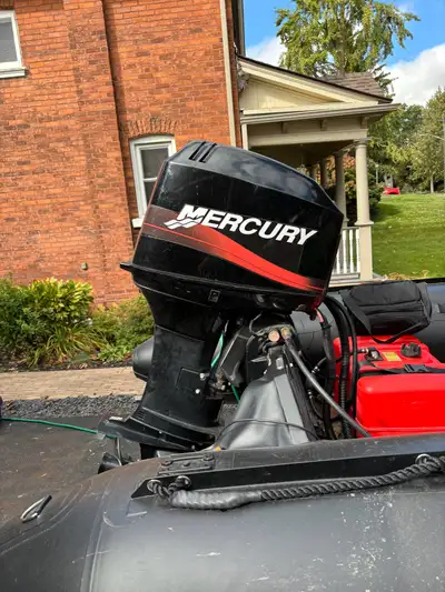 Selling a complete boat package with everything except the boat itself. Includes: 2007 Mercury 50 HP...