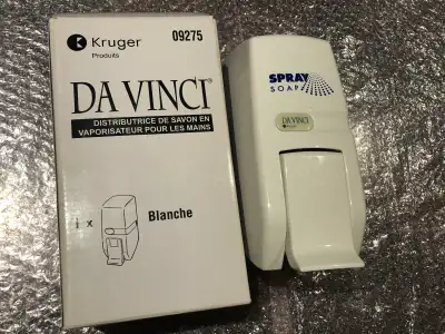 Kruger Da Vinci Hand soap dispenser with 7 refills new in box, View more