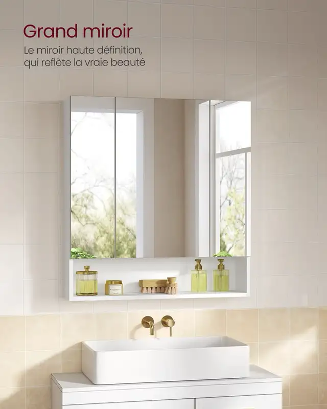 Large medicine cabinet, Mirror Cabinet, Bathroom Storage Cabinet in Storage & Organization in Markham / York Region - Image 4