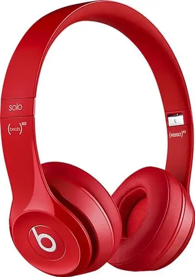 Beats by Dr. Dre Solo 2 900-00134 on-ear headphones On-ear design With leather ear cushions provides...