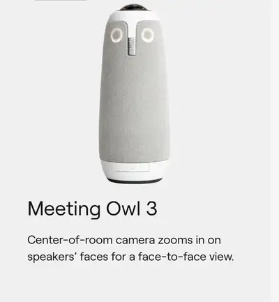 OWL LABS Meeting 3, View more