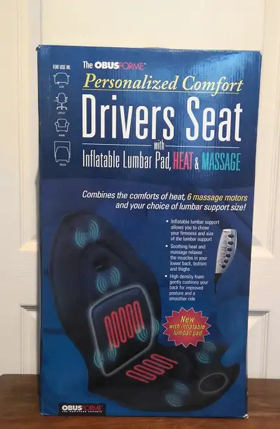 OBUSFORM Heated/ Massage Car Seat and more, View more