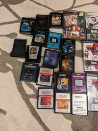 Assorted vintage video games : PS2, Xbox, Atari