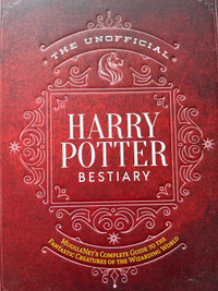 Harry Potter Bestiary Book! Hardcover!