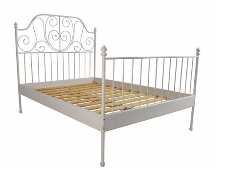 LEIRVIK bed frame, white, 180x200 cm - IKEA dans Lits et matelas  à Longueuil/Rive Sud