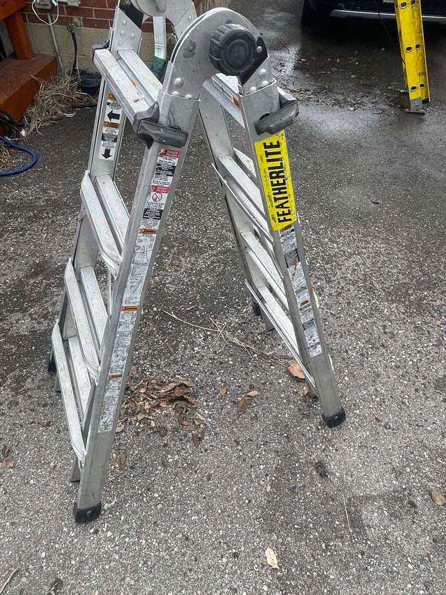 Featherlite collapsible Step Ladder Ladders & Scaffolding City of