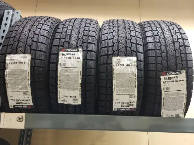 New Winter tires - Yokohama Ice Guard iG53 215/60R16 in Tires & Rims in Ottawa - Image 8