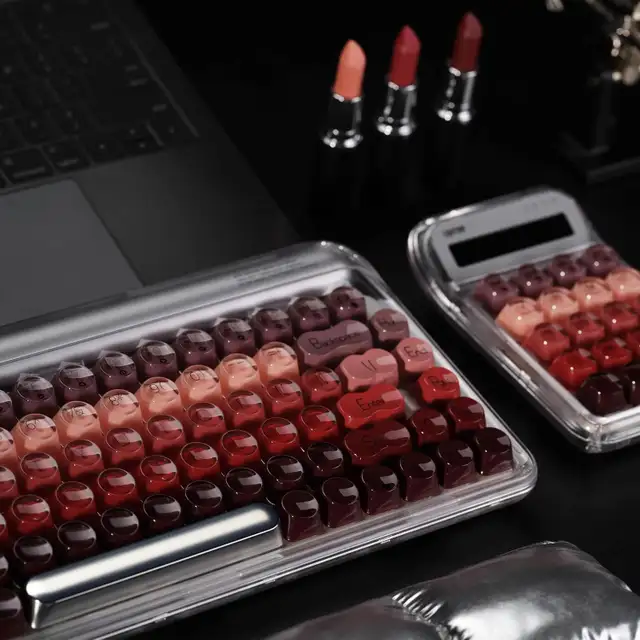 LOFREE DOT Lipstick Elegant 84 Keys Mechanical Keyboard in Mice, Keyboards & Webcams in City of Toronto - Image 5