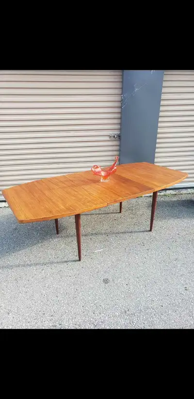 Mid-Century Modern Teak Dining Table, View more