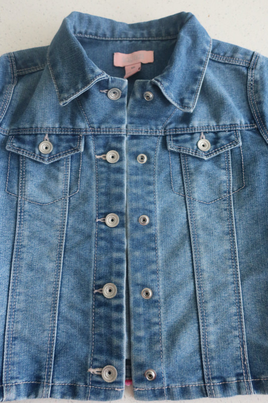 Manteau en jeans pour fille, taille : 6X dans Enfants et jeunesse  à Ville de Montréal - Image 2