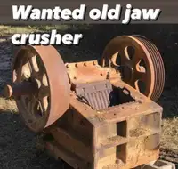 ***Looking For Old Rock Crusher ***