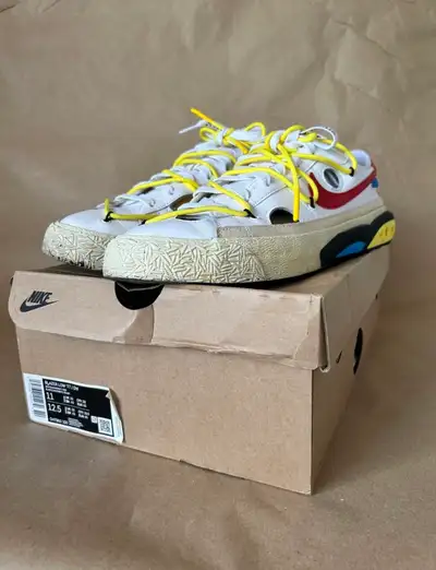 NIKE OFF-WHITE BLAZER LOWS, View more
